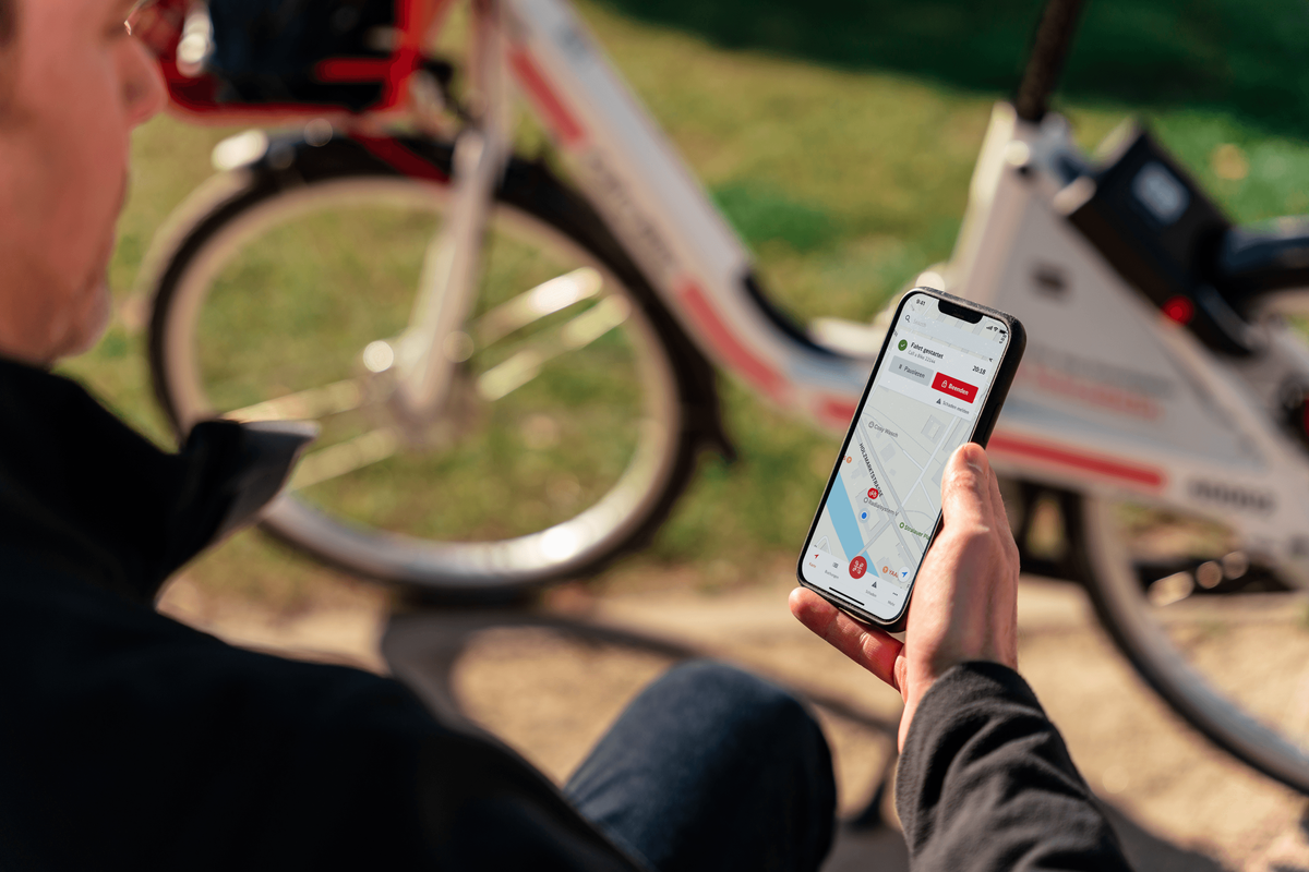 Pause your ride in the app